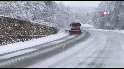 Kırklareli Bulgar sınırı beyaza büründü