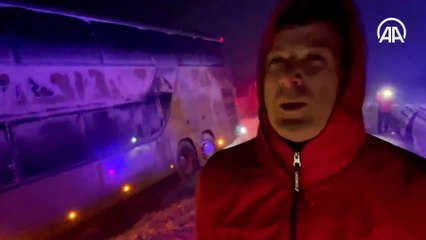 Türkiye'den Ukrayna’ya giden 2 tahliye otobüsü tipi nedeniyle yoldan çıktı