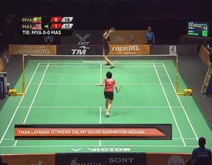 Tiada layanan istimewa dalam skuad badminton negara