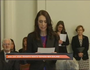 Janji dan ikrar pemimpin wanita termuda New Zealand