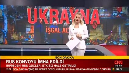 Irpin'deki Rus konvoyu imha edildi