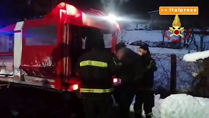 Neve in Irpinia, 50 interventi dei vigili del fuoco
