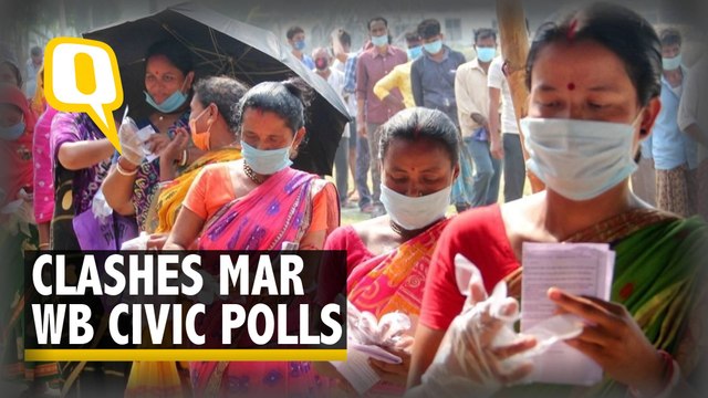 WB Civic Polls: BJP Workers Clash With Police During Protest Over 'Rigging'