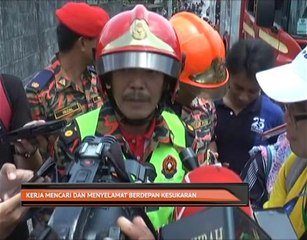 Kerja mencari dan menyelamat berdepan kesukaran