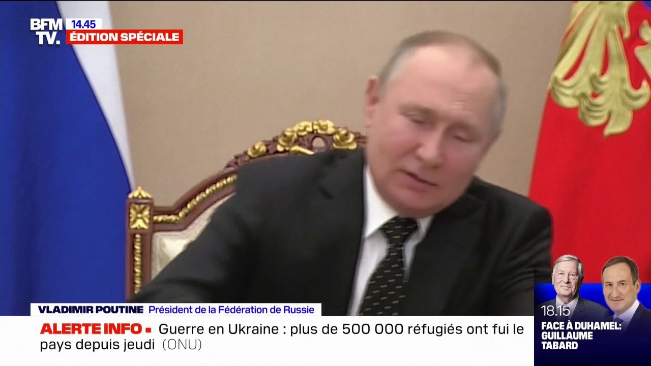 Sanctions contre la Russie: pour Vladimir Poutine, l'Occident est "l'empire du mensonge"