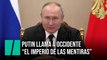 Putin llama a Occidente “el Imperio de las Mentiras” tras las sanciones impuestas