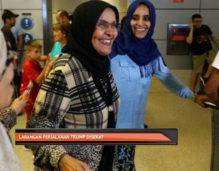 Larangan perjalanan Trump disekat