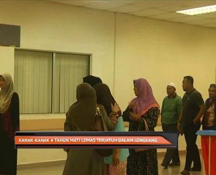 Kanak-kanak 4 tahun mati lemas terjatuh dalam longkang