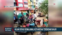 Kota Medan Terandam Banjir Hingga 1 Meter karena Hujan Semalaman, Bobby Nasution Turun Tangan