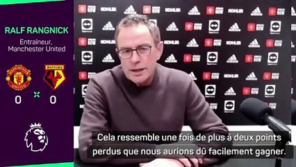 Rangnick ne sait pas pourquoi Man United manque tant d'occasions