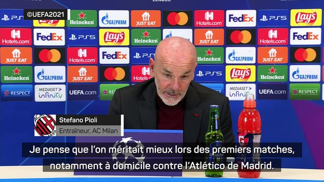 Stefano Pioli : Nous avons besoin de progresser