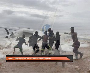 Empat terbunuh dalam nahas pesawat kargo