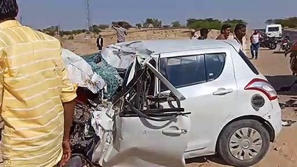 भीषण सड़क हादसा, भाजपा जिला महामंत्री की मौत