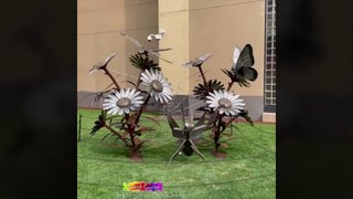 Metal Plants - Iron Roses - Steel Flowers | Creative Metal Work Ideas Compilation