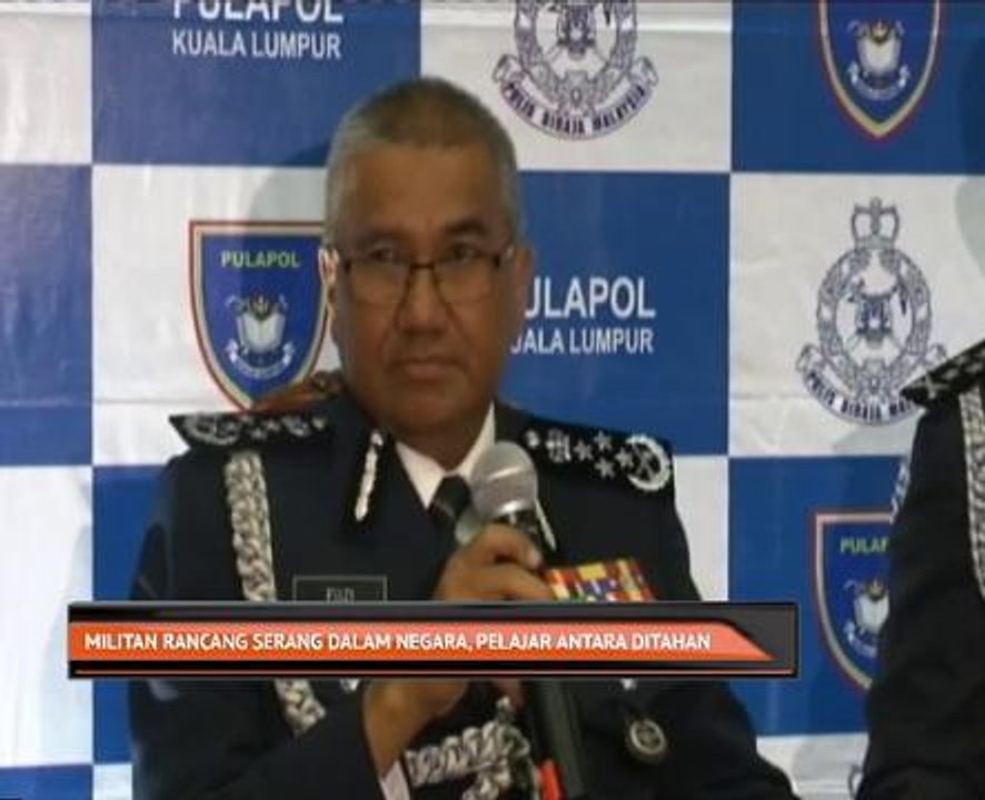 Militan rancang serang dalam negara, pelajar antara ditahan
