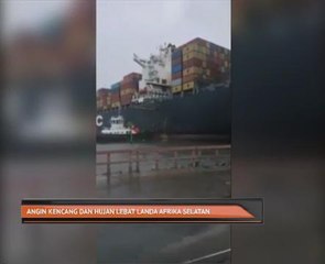 Angin kencang dan hujan lebat landa Afrika Selatan