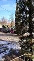 Ukrainian villagers stealing more Russian military vehicles