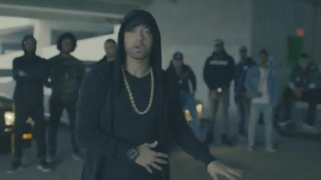Eminem rebukes 'racist' Donald Trump in awards show rap