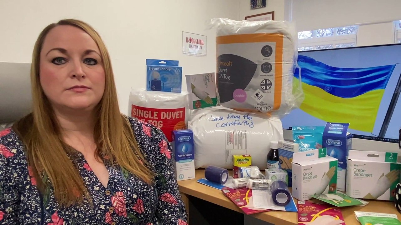 Hartlepool firm Hogg is acting as the town collection point for donations of goods to Ukraine