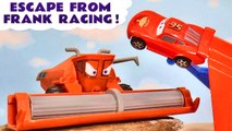 Pixar Cars 3 Lightning McQueen Escape from Frank Race versus Hot Wheels in this Family Friendly  Funlings Race Competition Stop Motion Full Episode Video for Kids by Toy Trains 4U