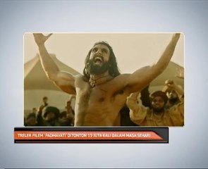 Treler filem 'Padmavati' ditonton 15 juta kali dalam masa sehari