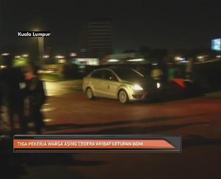 Tiga pekerja warga asing cedera akibat letupan bom