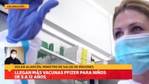 Llegan más vacunas Pfizer para niños de 5 a 12 años