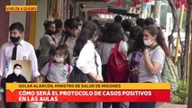 Cómo será el protocolo de casos positivos en las aulas