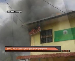 Asrama Pusat Tahfiz Nur Al-Quran Klang terbakar