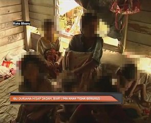 Ibu durjana hisap dadah, biar lima anak tidak berurus