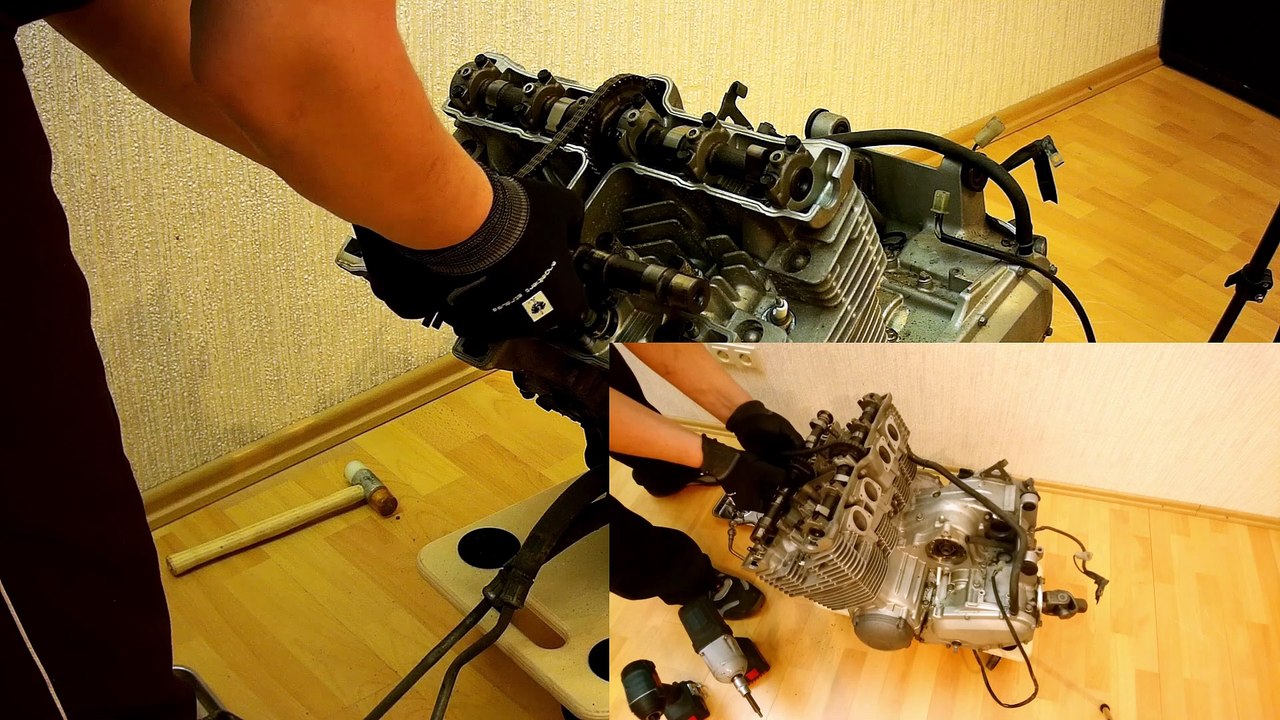 Vollständiges Zerlegen eines Motorradmotors - Yamaha XJ 900 Diversion BJ 95 /  keine Reparatur