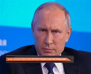 Putin: Sekatan tidak akan hentikan program nuklear Pyongyang