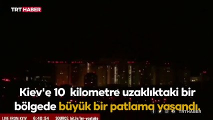 Kiev'de patlamalar duyuldu, siren sesleri yükseldi