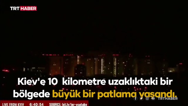 Kiev'de patlamalar duyuldu, siren sesleri yükseldi
