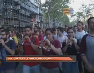 Raja Sepanyol kutuk referendum Catalonia