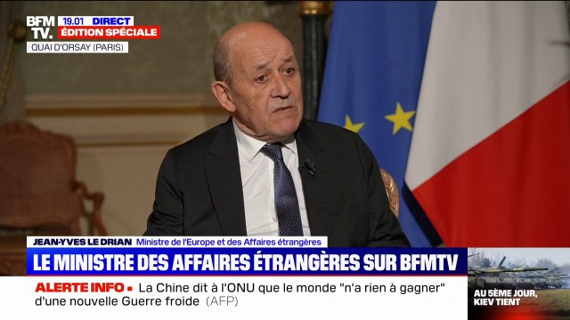 Jean-Yves Le Drian: Je ne suis pas certain que le président Poutine imaginait que son opération allait être aussi difficile