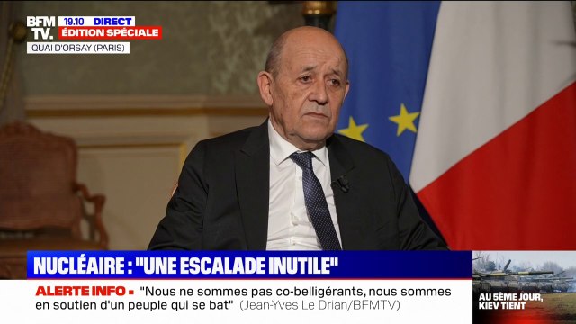 Jean-Yves Le Drian: Nous allons déposer une résolution qui demande un cessez-le-feu