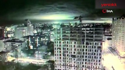 Kiev yakınlarında patlama! Gece gündüze döndü