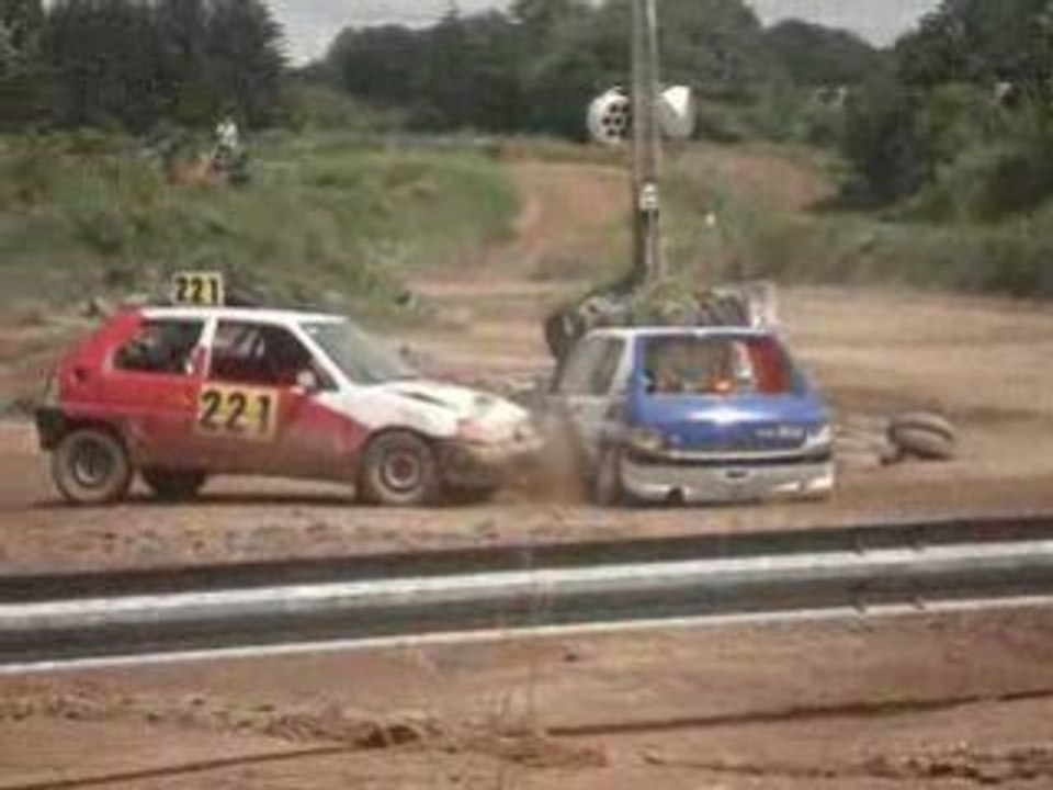 Auto-Cross Brassy !!! petite collision