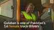 Pakistan's women truck drivers break cultural barriers