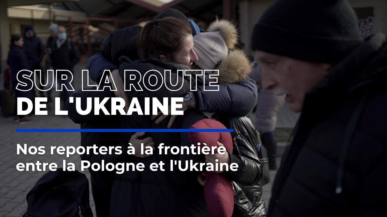 A la frontière entre la Pologne et l'Ukraine, le paradoxal chassé-croisé entre les réfugiés et les volontaires