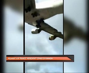 Pesawat Air France mendarat cemas di Kanada