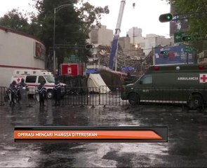 Operasi mencari mangsa diteruskan