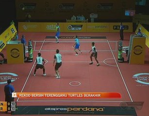 Rekod bersih Terengganu Turtles berakhir