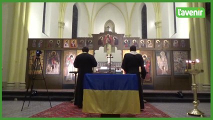 L'hymne acathiste pour la paix en Ukraine chanté à Tournai