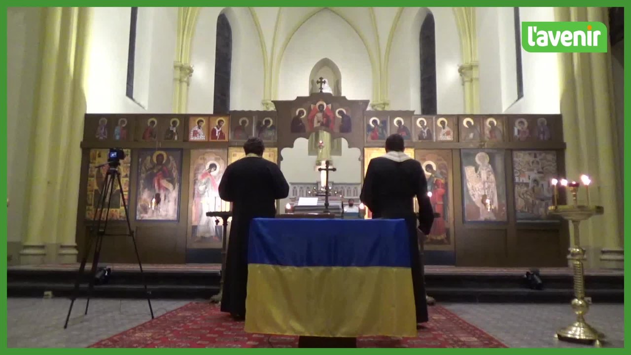 L'hymne acathiste pour la paix en Ukraine chanté à Tournai