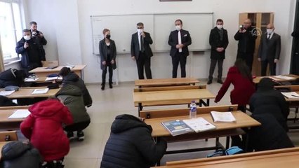 Tüm okullarda eş zamanlı deprem tatbikatı yapıldı