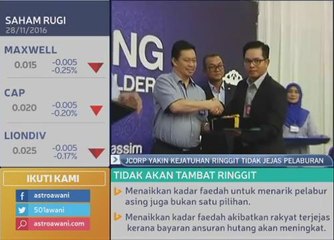 JCorp yakin kejatuhan ringgit tidak jejas pelaburan