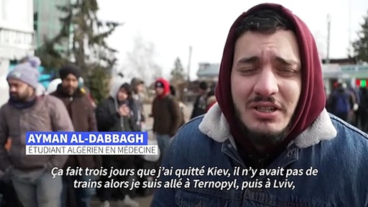 Ukraine: des étrangers se plaignent d’être "traités comme des chiens" à la frontière