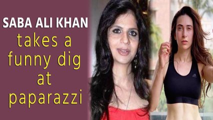 Saba Ali Khan reacts to paparazzi over hearing Kareena, Kajol's conversation